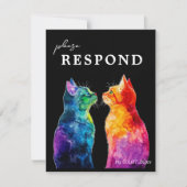 MENU + QR RSVP-kaart van "Perfect Yours: A Rain" (Voorkant)