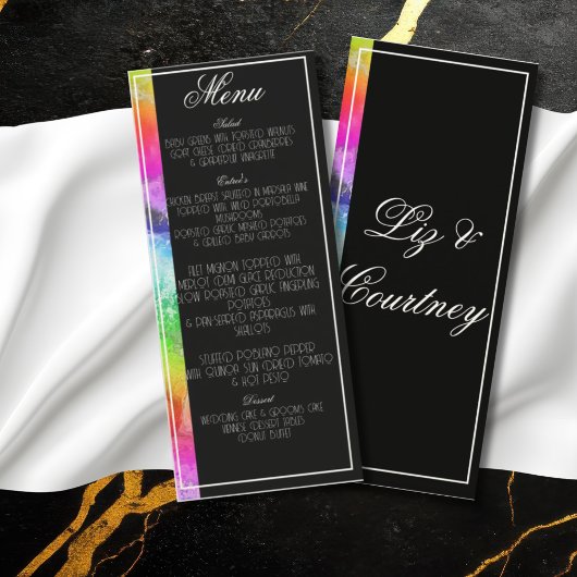 Menu Rainbow Alcohol Ink Waterverf
