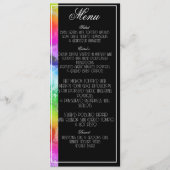 Menu Rainbow Alcohol Ink Waterverf (Voorkant)