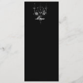 Menu Raven en Skull Halloween (Achterkant)