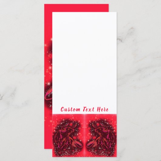 Menu Red Bull Running At Starry Night (Voorkant / Achterkant)