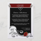 Menu Regal Black en Red (Voorkant)