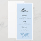 Menu Reizigers bruiloft (Voorkant / Achterkant)