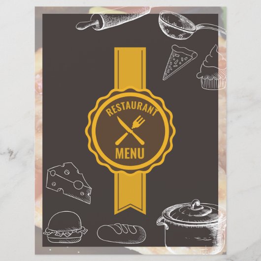 Menu Restaurant | Food Menu Flyer (Voorkant)