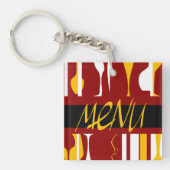 Menu Retro Sleutelhanger (Voorkant)