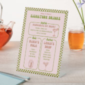 Menu Retrobalk Reclamebord Met Voetstuk (Insitu)