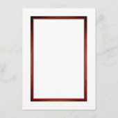 Menu Rode papavers en bruiloft (Achterkant)