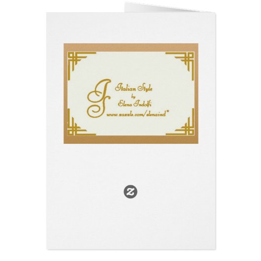 Menu Romantic Vintage Wedding (Achterkant)