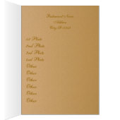 Menu Romantic Vintage Wedding (Binnen (Rechts))