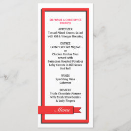 Menu Roodlintverbinding / Programma