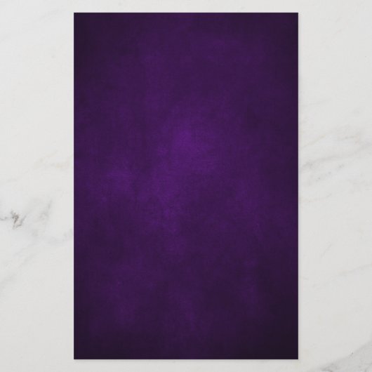 Menu Royal Paars Violet Gold Botanical Weddenschap (Achterkant)