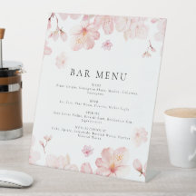 Menu Roze Cherry Blossom Flowers
