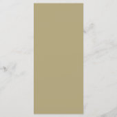 Menu Roze en Gold Modern Minimalist Wedding (Achterkant)