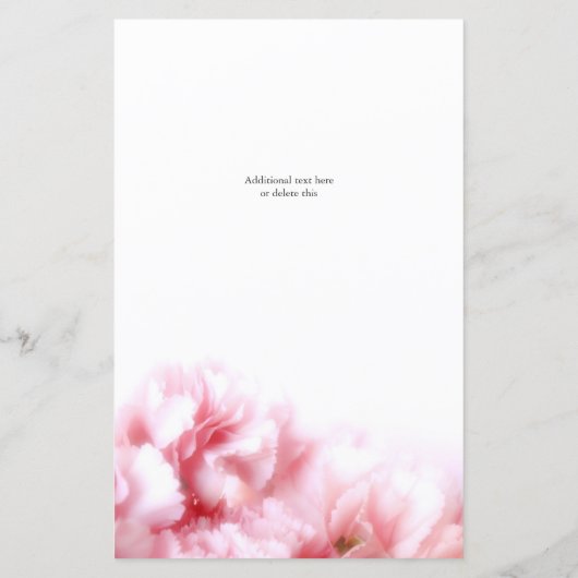 Menu Roze internachting (Achterkant)