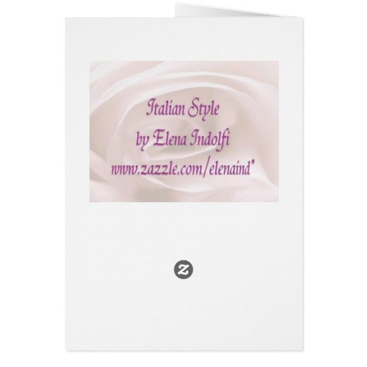 Menu rozen Bouquet Wedding (Achterkant)