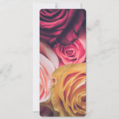 Menu rozen kaart (Achterkant)