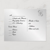Menu RSVP van het medische en rechtse geïnterlinie (Achterkant)