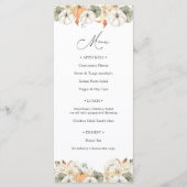 Menu Rustic Autumn (Voorkant)