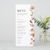 Menu Rustic Boho Wedding (Staand voorkant)