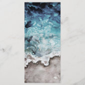 Menu Rustic Ocean Wedding Flat (Achterkant)