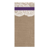 Menu Rustic Sunflower Wedding (Achterkant)