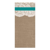 Menu Rustic Sunflower Wedding (Achterkant)