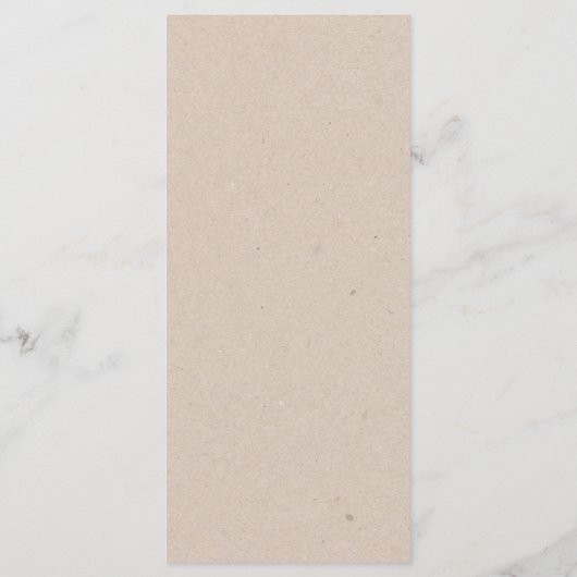 Menu Rustic Wildflower Wedding Vrijgezellenfeest (Achterkant)