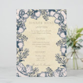 Menu Rustige bloem (Staand voorkant)