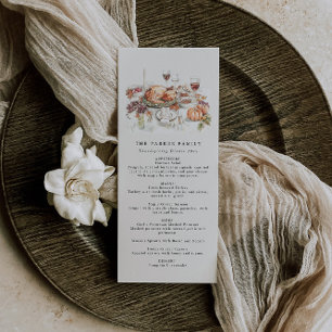 Menu Rustige Thanksgiving