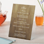 Menu Rustisch landschap-uithoek Reclamebord Met Voetstuk (Insitu)