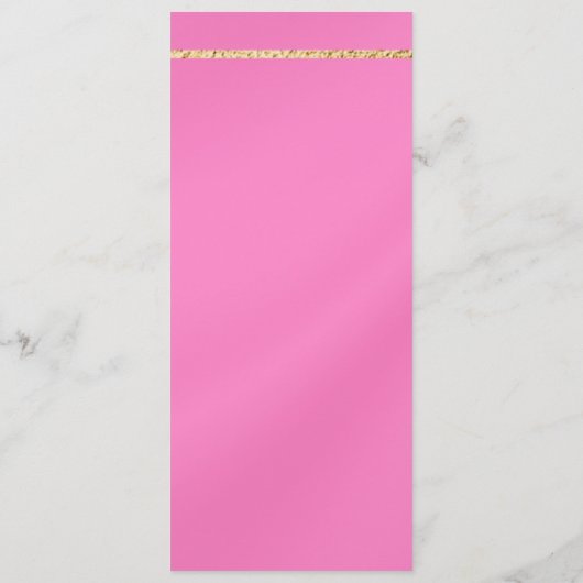 Menu Safari Baby shower (Achterkant)