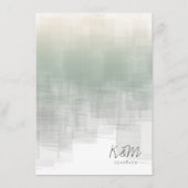 Menu Sage ID774 waterverf Reflections (Achterkant)