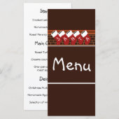 Menu Santa Kerstmis (Voorkant / Achterkant)