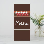 Menu Santa Kerstmis (Staand voorkant)