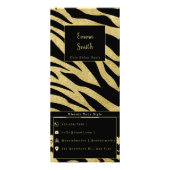 Menu  schoonheidsdiensten (Voorkant)