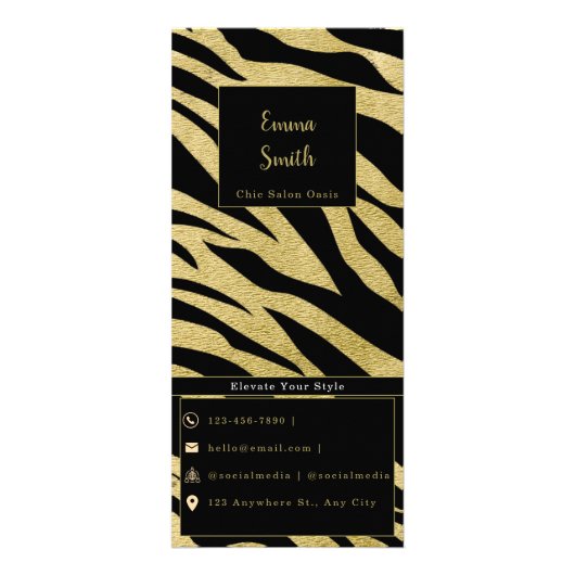 Menu  schoonheidsdiensten (Voorkant)