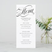 Menu Scripty Wedding Day (Staand voorkant)