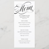 Menu Scripty Wedding Day (Voorkant)
