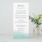 Menu Seaglass Tides Weddenschap (Staand voorkant)