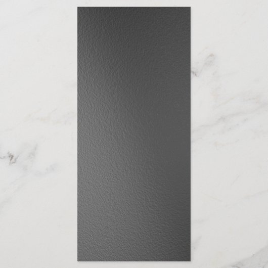 Menu Silver Confetti & Black Surprise Party (Achterkant)