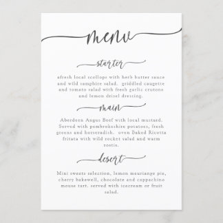 MENU sjabloon 9, Kaart