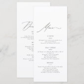 Menu-Sjabloon Menu (Voorkant / Achterkant)