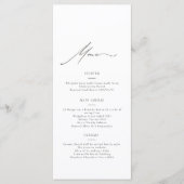 Menu-Sjabloon Menu (Voorkant)