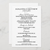 Menu sjabloon PERSONALIZE (Voorkant / Achterkant)