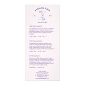 Menu Slagprijs kuuroord kuuroord hellen (Achterkant)