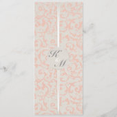 Menu SmartElegance Coral Wedding (Achterkant)