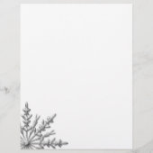 Menu Snowflake Winter Weddenschap (Achterkant)