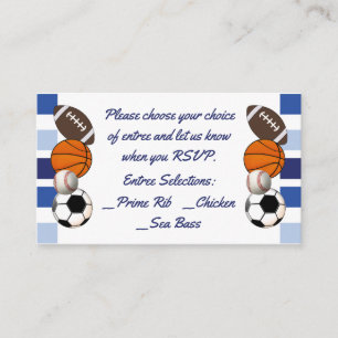 Menu Sportmenu Blauwkleurblok Invoegen