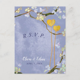 Menu Spring Blue Wedding (Lentblauw) Keuze RSVP