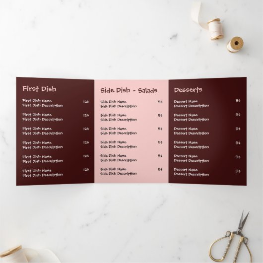 Menu Squid Chef Cartoon (Binnen)